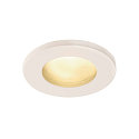 Outdoor Einbau-Downlight DOLIX OUT, IP65 IK02, rund, � 8.2cm / DA 68mm, GU10 QPAR51 max. 50W, Aluminium, rund, wei�
