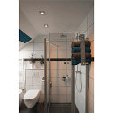 SLV Outdoor Einbau-Downlight DOLIX OUT, IP65 IK02, eckig, 8.8 x 8.8cm / DA 68mm, GU10 QPAR51 max. 50W, Aluminium, eckig, silbergrau
