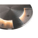 SLV Abdeckung f�r Bodenleuchte BIG PLOT, mit 4 Licht-Ausl�ssen, Edelstahl 316