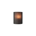 FENDA Wall luminaire textile shade, half, � 23cm, black