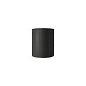 SLV Textil-Schirm f�r Wandleuchte FENDA BASE (starr), Halbrund, � 23cm / H�he 30.5cm, Schwarz / Kupfer