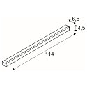 SLV LED Wand- und Deckenleuchte SIGHT 115 CW, 37.3W 3000K 3100lm, Wei�