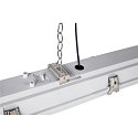 SLV LED Outdoor Wand- und Deckenleuchte IMPERVA 150, IP66 IK08, 55W 120�, 4000K 7100lm, Grau