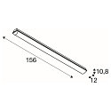 SLV LED Outdoor Wand- und Deckenleuchte IMPERVA 150, IP66 IK08, 55W 120�, 4000K 7100lm, Grau