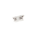 Accessories for 3-Phase surface track S-TRACK Straight coupler, electrical, traffic white RAL 9016