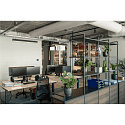 SLV LED Profil-Pendelleuchte GLENOS, 100.5cm, UGR < 28, dimmbar 1-10V, 43W 4000K 3300lm, Mattschwarz