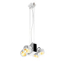SLV Zubeh�r f�r TEC KALU Deckenleuchten - Abh�ngeset, 8.5 x 8.5cm, 230V AC / 16A, 150cm, bei Montage k�rzbar, wei�