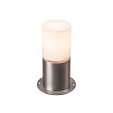 Pollerleuchte ROX ACRYL, IP65 IK02, zylindrisch, E27 max. 20W, Edelstahl 304 / Diffusor opalwei�, offenes Kabel, 30cm