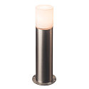 Pollerleuchte ROX ACRYL, IP65 IK02, zylindrisch, E27 max. 20W, Edelstahl 304 / Diffusor opalwei�, offenes Kabel, 60cm