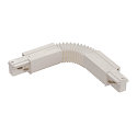 Flex coupler for 3-Phase High voltage Track, white