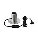 Tischleuchte FITU TL, E27 max. 10W, Alu geb�rstet