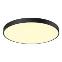 SLV LED Decken-/Pendelleuchte MEDO 90 CL AMBIENT, 78W 3000/4000K 10100/125lm 105�, TRIAC dimmbar, schwarz