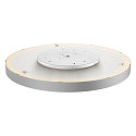 SLV LED Wall-/Ceiling luminaire MEDO 90 CL CORONA, 78W, 105�, 3000/4000K, 10100/125lm, TRIAC, gray