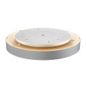 SLV LED Decken-/Pendelleuchte MEDO 60 CW AMBIENT, 40W 3000/4000K 4870lm 105�, DALI dimmbar, Silbergrau