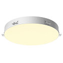 SLV LED Deckeneinbauleuchte MEDO 90 DL, rahmenlose Version, Einbau � 91cm, 72W 3000/4000K 10150lm 105�, Wei�