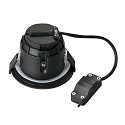 SLV Outdoor Ceiling recessed luminaire VARU QPAR51 DL, GU10, Mounting � 7.5cm, IP20/65, black