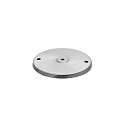 Zubeh�r f�r NAUTILUS Erdspie�-Strahler - Montageplatte, � 9.5cm, Edelstahl 316 geb�rstet