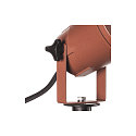 SLV Outdoor Earth spike lamp NAUTILUS SPIKE XL, CR50-SE, GU10, IP65 IK06, rust-colored