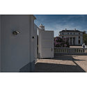 SLV LED Outdoor Wall luminaire ANGOLUX S WL, IP44, 9.8W 3000K 560lm 100�, with IR sensor, anthracite