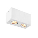 Deckenleuchte TRILEDO Double, GU10 QPAR51, Wei�