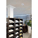 SLV LED Deckenleuchte TRILEDO Double, 16W 3000K 1340lm 38�, 30� separat schwenkbar, wei�