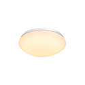 SLV Outdoor LED Wand- und Deckenleuchte LIPSY� 30 DOME, IP44 IK02, bombiert, � 30cm, 13.5W 3000/4000K 1600lm, wei�