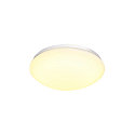 SLV Outdoor LED Wand- und Deckenleuchte LIPSY� 30 DOME, IP44 IK02, bombiert, � 30cm, 13.5W 3000/4000K 1600lm, wei�