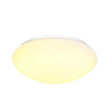 LED Outdoor Wall and Ceiling luminaire LIPSY 40 Dome, IP44, 3000/4000K, � 35cm, 18W, white