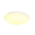SLV LED Outdoor Wall and Ceiling luminaire LIPSY 50 Dome, IP44, 3000/4000K, � 40cm, 21W, white
