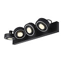 SLV Wand- und Deckenleuchte KALU CW QUAD QPAR111, 4x GU10 max. 75W, kardanisch, schwarz