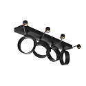 SLV Wand- und Deckenleuchte KALU CW QUAD QPAR111, 4x GU10 max. 75W, kardanisch, schwarz