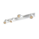 SLV Wand- und Deckenleuchte PURI CW, Quad, 4x GU10 QPAR51, mit Dekoringen, Wei�