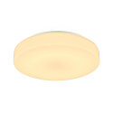 LED Wall and Ceiling luminaire LIPSY 40 Drum, IP44, 3000/4000K, � 35cm, 18W, white