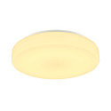 SLV Outdoor LED Wand- und Deckenleuchte LIPSY� 50 DRUM, IP44 IK02, zylindrisch, � 40cm, 20W 3000/4000K 2600lm, wei�