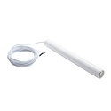 Pendelleuchte FITU PD, E27, L�nge 40cm, Pendel 250cm, offenes Kabelende, Wei�