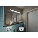 SLV Premium-LED Wandleuchte MARYLIN, IP44, Chrom / Wei�, 120�, L�nge 90cm, 21W 3000K 1400lm
