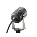 SLV Outdoor LED Erdspie�-Leuchte LED SPIKE, IP55 IK06, 6W 3000K 400lm 40�, mit IP-Steckerkabel, neigbar, anthrazit