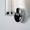 SLV Wandleuchte WL 105 Badleuchte/Spiegelleuchte, Doppelglas, 1x E14, IP44, chrom