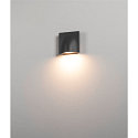 SLV LED Outdoor Wandleuchte VILUA I WL, IP54, 16W 3000K 405lm 100�, Anthrazit