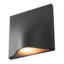 SLV LED Outdoor Wandleuchte VILUA II WL, IP54, 16W 3000K 810lm 100�, Anthrazit