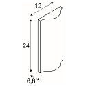 SLV LED Outdoor Wandleuchte VILUA UP/DOWN, IP54, 16W 3000K 810lm 2x100�, Anthrazit