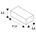 SLV Zubeh�r f�r 3-Phasen Stromschiene S-TRACK PHASE & DALI - Pendelleuchten-Adapter, f�r offene Kabel, DALI steuerbar, wei�
