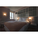 SLV LED Wandleuchte KENKUA SPOT LED, E27, 40W, 25�, 3000K, 200lm, chrom, Glas milchig