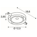 SLV LED Seilleuchte DURNO f�r TENSEO Niedervolt-Seilsystem, 9W, 2700K, 360lm, chrom