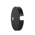 Zubeh�r f�r Outdoor Wand-/Deckenleuchte NAUTILUS 25 - Montageplatte zur Aufputzverkabelung, Schwarz