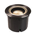 SLV LED Bodeneinbauleuchte DASAR� 270 LED Au�enleuchte, rund, symmetrische Abstrahlung, 30W, IP65/IP67, schwarz, Edelstahl, 3000K
