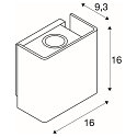 LED Au�enwandleuchte MANA OUT, 12W, 60�, 3000K, 325lm, IP65, dimmbar, anthrazit