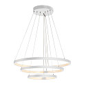 SLV LED Pendant luminaire ONE TRIO DALI LED, 65W, 3000/4000K, 3900/4200lm, white