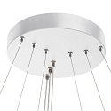 SLV LED Pendant luminaire ONE TRIO DALI LED, 65W, 3000/4000K, 3900/4200lm, white