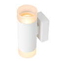 SLV Wandleuchte ASTINA UP/DOWN, Zylindrisch, 2x GU10 QPAR51, wei�